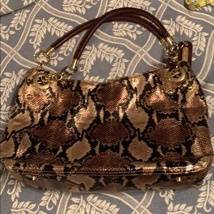 Golden SNAKE BAG Cynthia Rowley